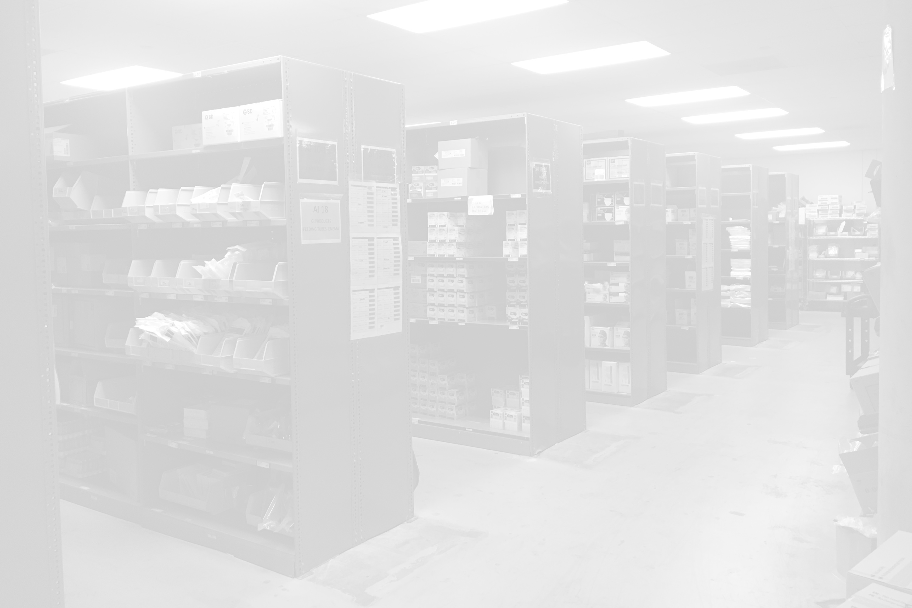 Image: Hospital stockroom